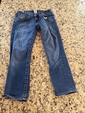 True Religion Women's Dark Blue Bootcut Jeans